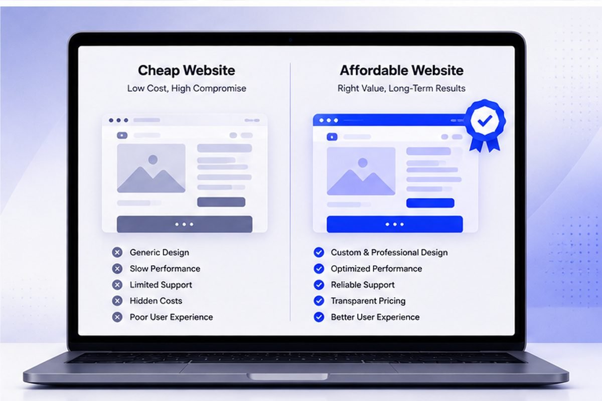 The Real Difference Between a Cheap Website and an Affordable One